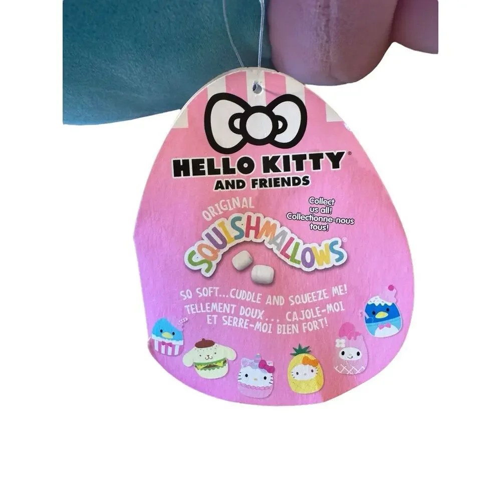 New Squishmallow 12 In Hello Kitty Tuxedo Sam Sanrio Plush Penguin Milkshake Toy